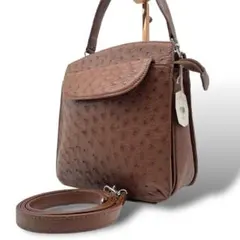 オーストリッチ 2way ショルダーバッグ