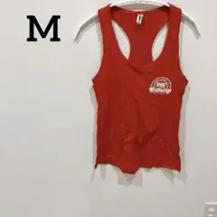 夏物セール✨️海外古着✨️レッドタンクトップ 【M】赤 夏