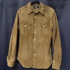 RRL ARMY SHIRTS 鹿の子 ヘンリーネックシャツ カーキ M - メルカリ