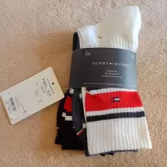 TOMMY HILFIGER クルーソックス 3足セット