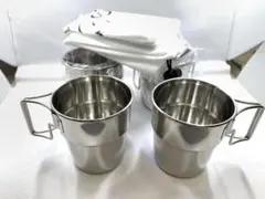 アウトドア　マグカップ 4ケセットステンレス製　コーヒーカップ　SOLA ソラ