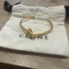 CÉLINE ゴールド ノットデザイン ブレスレット