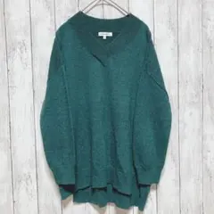 グローバルワークプルオーバー ニットクロスオーバー・Vネック大人上品カシミア少々