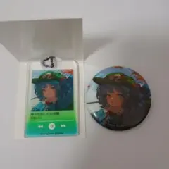 東方Project ダイソー 河城にとり アクリルキーホルダー 缶バッジ