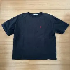U.S. POLO ASSN. 刺繍 Tシャツ ブラック S