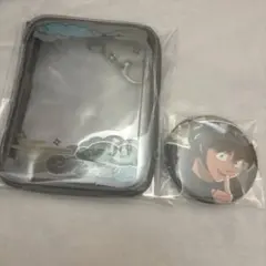 忍たま乱太郎 最強の軍師 セガラッキーくじ アクリルポーチ 缶バッジ 土井半助