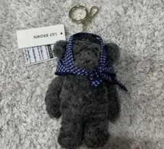 値下げ不可 Acne Studios クマ キーホルダー ぬいぐるみ 青 ブルー