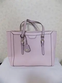 80624　SAMANTHA VEGA　バイカラートートバッグ　ピンク