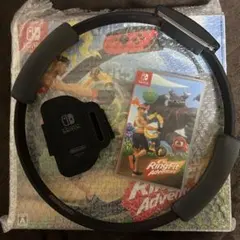 リングフィットアドベンチャー ソフト、リングコン、レッグバンド、箱
