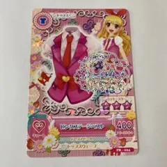 アイカツ　ピンクステージ　星宮いちご　アイカツカード　サイン