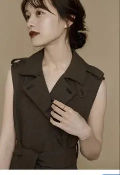ワンピース L'Or sleeveless coat dress 2026年最新】l'or sleeveless coat dressの人気アイテム - メルカリ