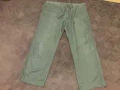 メンズ　ワークパンツ コットン　XL カーキ
