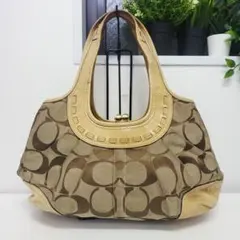 コーチ ハンドバッグ シグネチャー がま口 12232