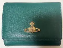 Vivienne Westwood グリーン三つ折り財布