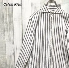 Calvin Klein カルバンクライン　ストライプワイシャツMのサムネイル
