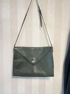 RUSSET ダークグリーン ショルダーバッグ