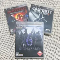 PS3 ソフト 3本セット バイオハザード COD