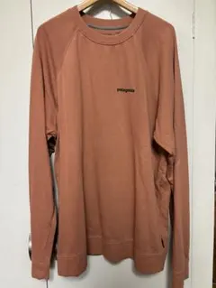 patagonia XL オレンジ 長袖トレーナー