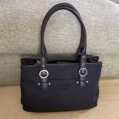 サボイ SAVOY トートバッグ ハンドバック　ブラックのサムネイル