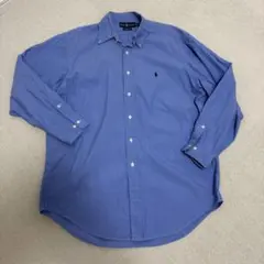 Ralph Lauren 長袖シャツ CLASSIC FIT ブルー　古着のサムネイル