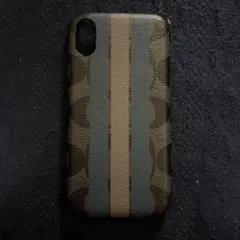 【コーチ COACH】iPhoneXケース ★グレー黒のサムネイル