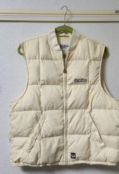 Captain Santa キルティングベスト Mサイズ クリーム色