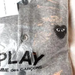 プレイコムデギャルソン カーディガン S ラインストーン 黒ハート 新品