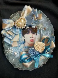 硬質トレカケース デコ トレカケース レース フリル 痛ロゼット 推し活