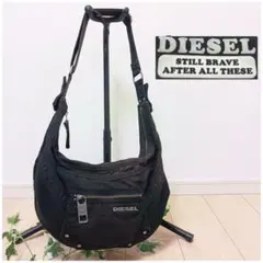 archive DIESEL ヴィンテージ 三日月型 ショルダーバッグ ブラック