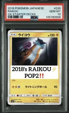 R団のライコウ ex PROMO PCG-Pプロモカード 026/PCG-P - メルカリ