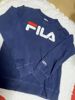 近々処分予定‼️FILA トレーナー ネイビー Sサイズのサムネイル