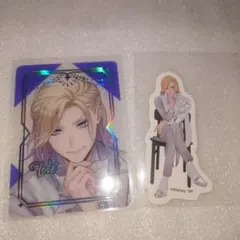 ツイステ　ヴィル　プラチナジャケット　D100　クリアカード　ステッカー　セット