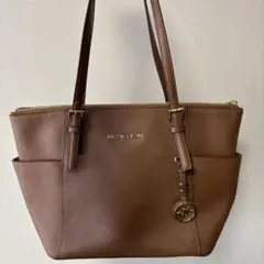 MICHAEL KORS ブラウン トートバッグ