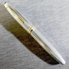 美品】モンブラン 万年筆 1468 ソリテール スターリングシルバー