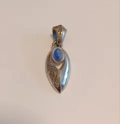 STERLING 925 KANDYL MEXICOペンダントトップ レア 青石 - メルカリ