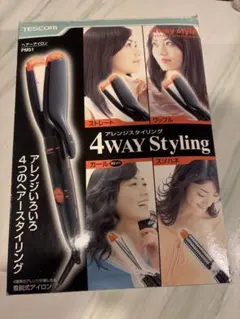 TESCOM PM51 4WAY Styling ヘアアイロン