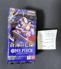 蒼海の七傑 24パック 1BOX統一パック ワンピースカード 封入率一致