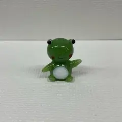 ガラス細工　カエル（手上げ）