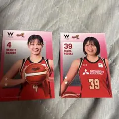 三菱電機コアラーズ　根本葉瑠乃　藤田和　セット