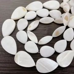 hu479/SALE！シェル◇ドロップ&マーキス形mix 3連