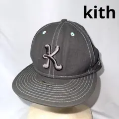 kith キス　NEWERA ニューエラ　グレー　キャップのサムネイル