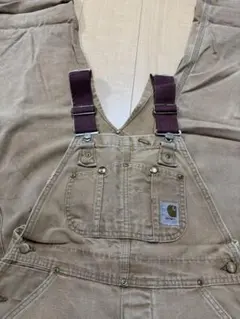 Carhartt ダック オーバーオール ブラウン W34 USA規格 ワーク - メルカリ