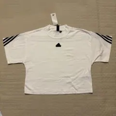 【タグ付未使用】adidas 半袖Tシャツ ホワイトのサムネイル