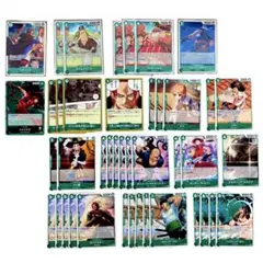 ONE PIECE カードゲーム 赤髪海賊団 デッキパーツ 45枚まとめ - メルカリ