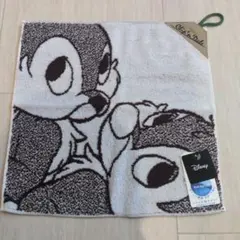 チップとデール ハイドロ銀チタン タオルハンカチ　タオル美術館