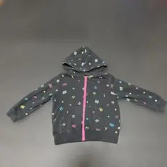 xgirl カラフル星柄フードパーカー 3T