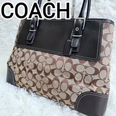 COACH ブラウン トートバッグ 中型