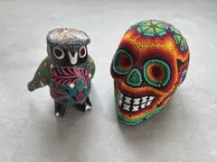 メキシコ チアパス州 民芸品 2つセット