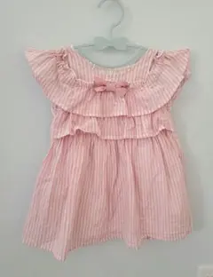 エニィファム　トップス　リボン　チュニック　ワンピース