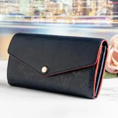 ルイヴィトン アンプラント マリーヌルージュ 長財布 フラップ 美品 正規品